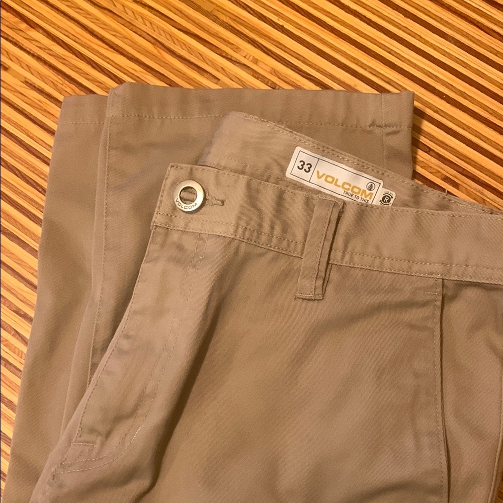 Volcom Tan Chinos for Effortless Style